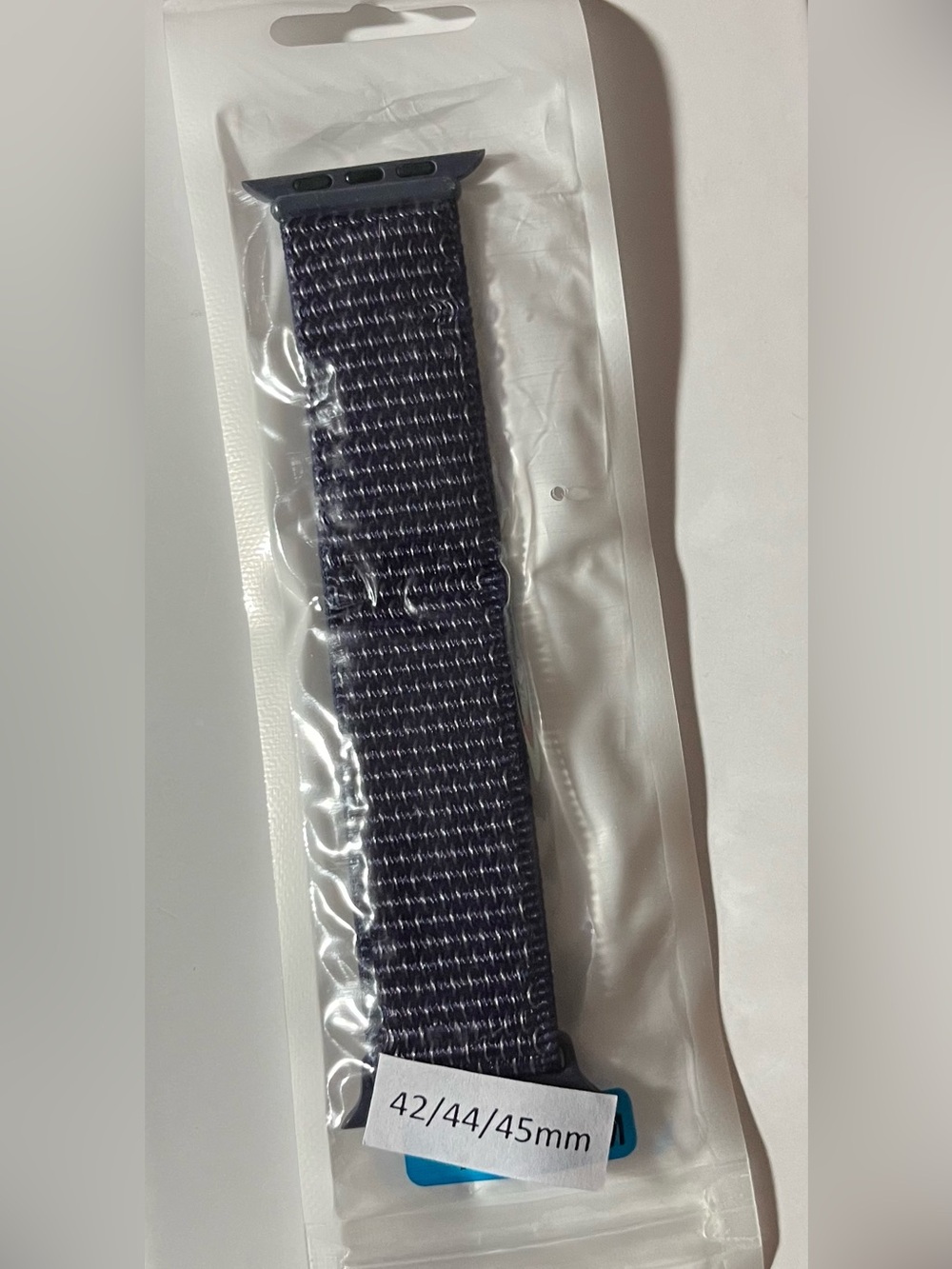Navy - Woven Nylon - Watch Band - Compatible 42/44/45mm